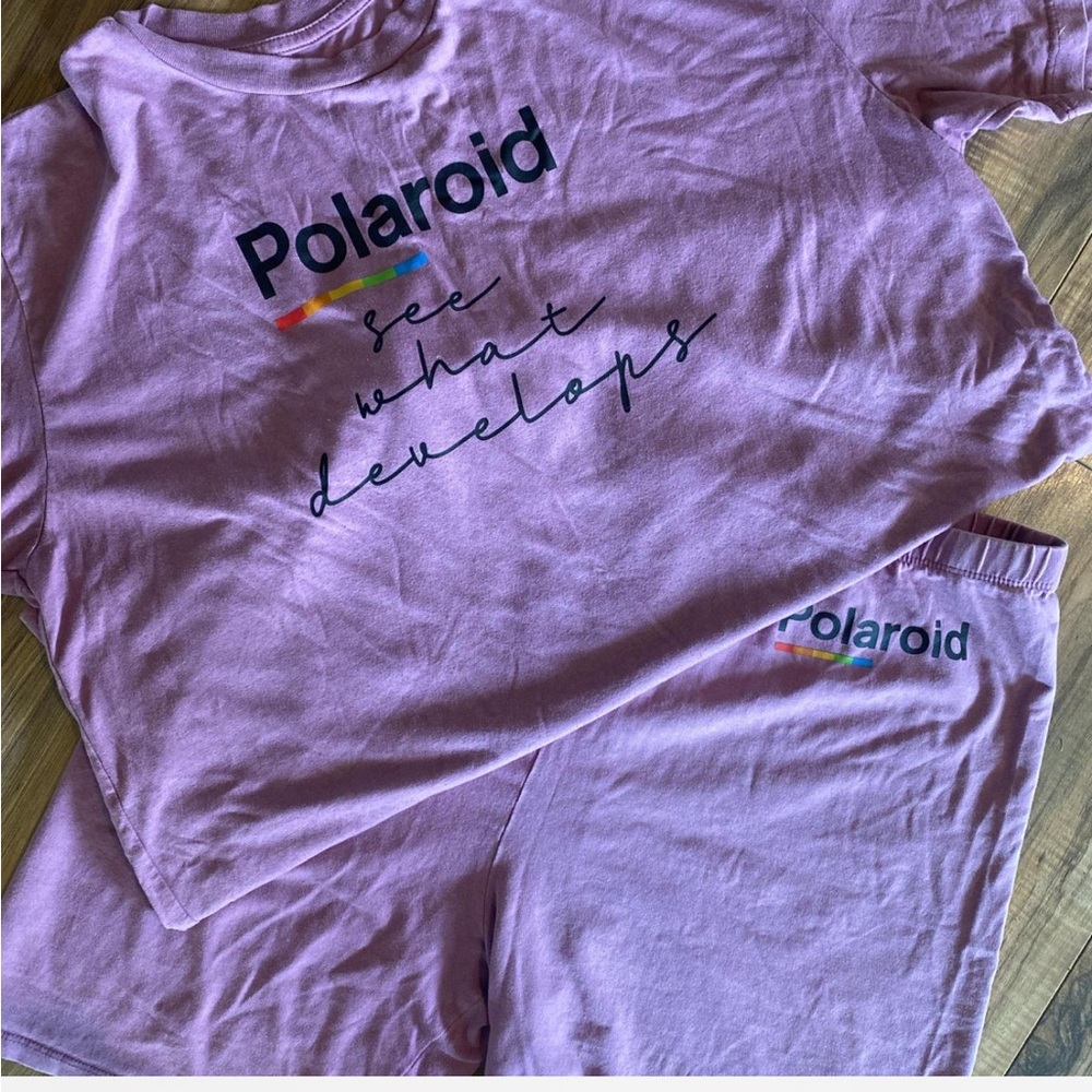 Polaroid Purple Pajama Set